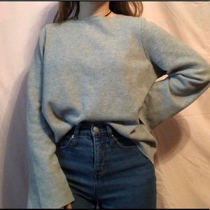 Women’s grey Zara sweatshirt